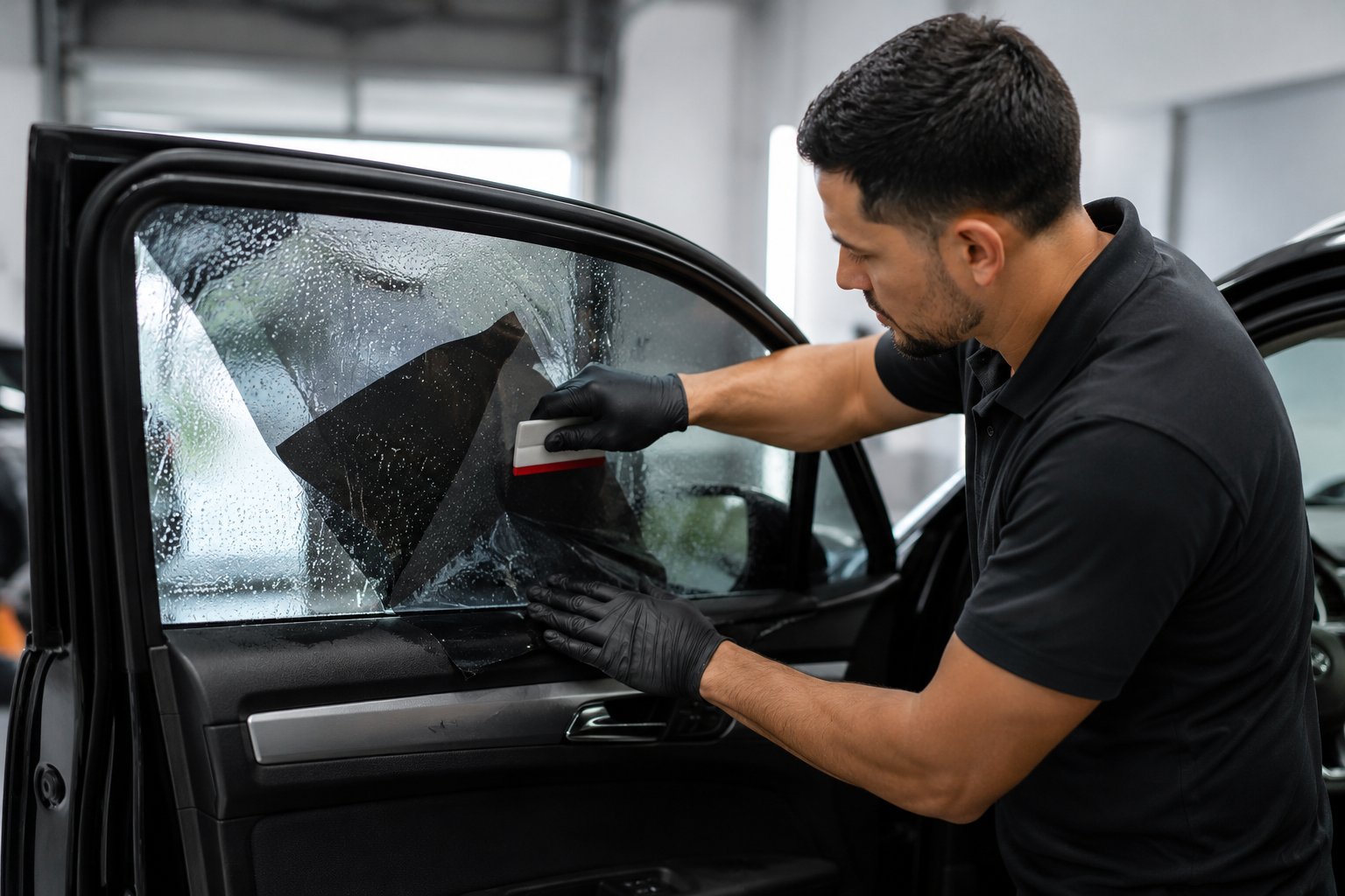 Representative window tinting project scene