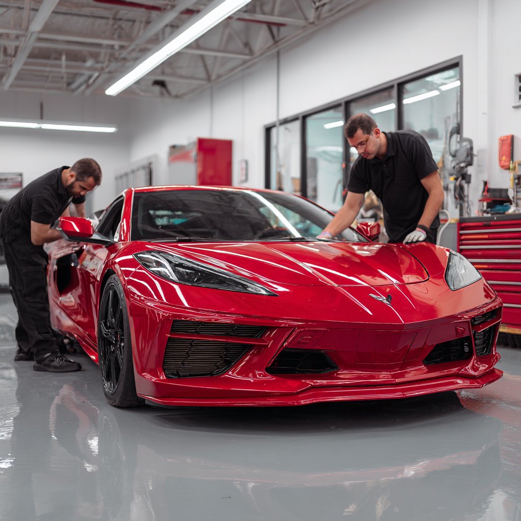 Representative window tinting project scene
