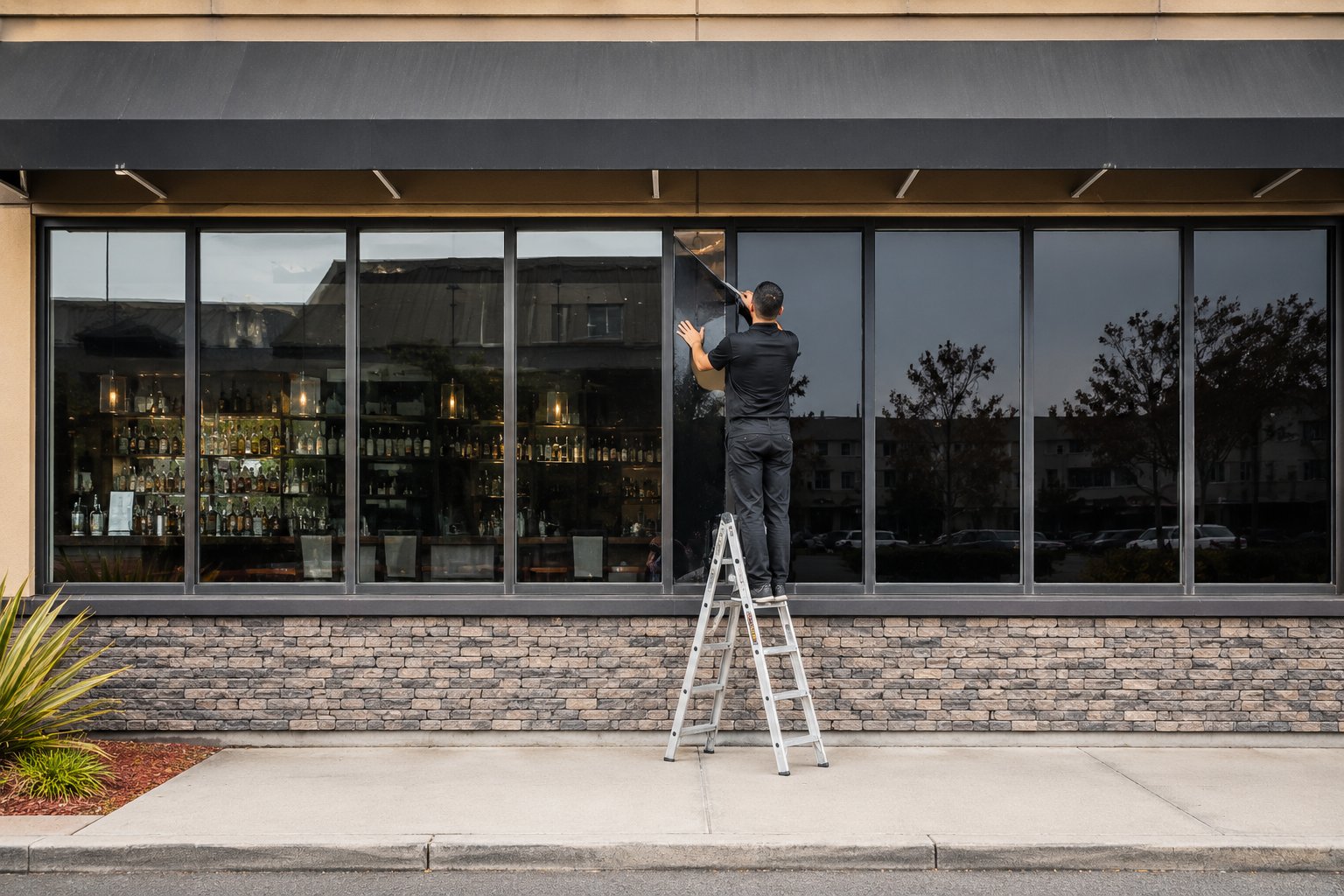 Commercial window tinting